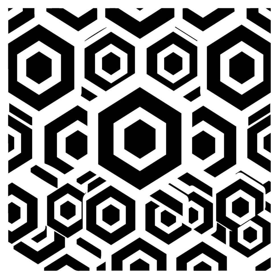 Geometric illusion abstract graphic design vector