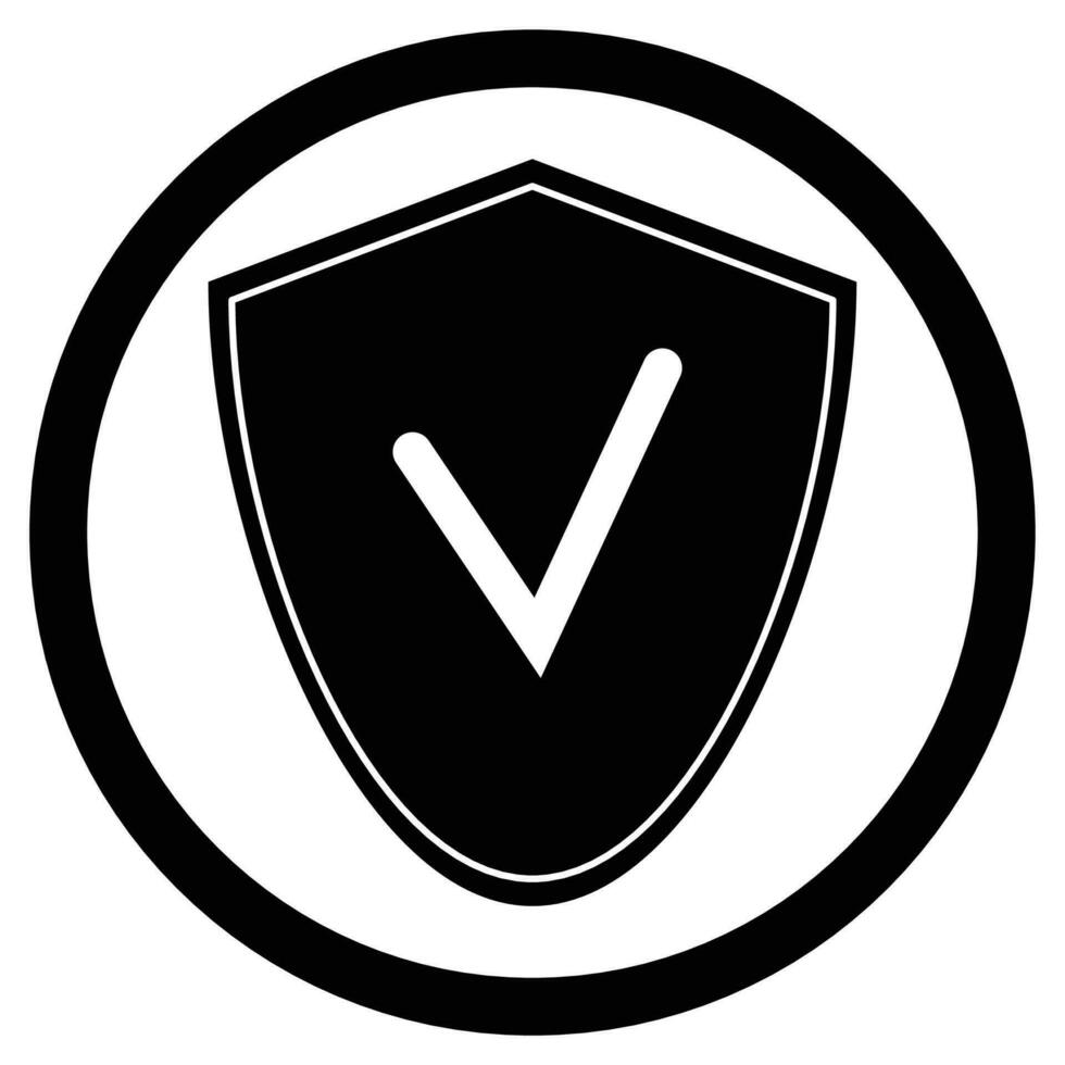 Antivirus icon shield. Shield logo and security icon, protection icons, Vector illustration