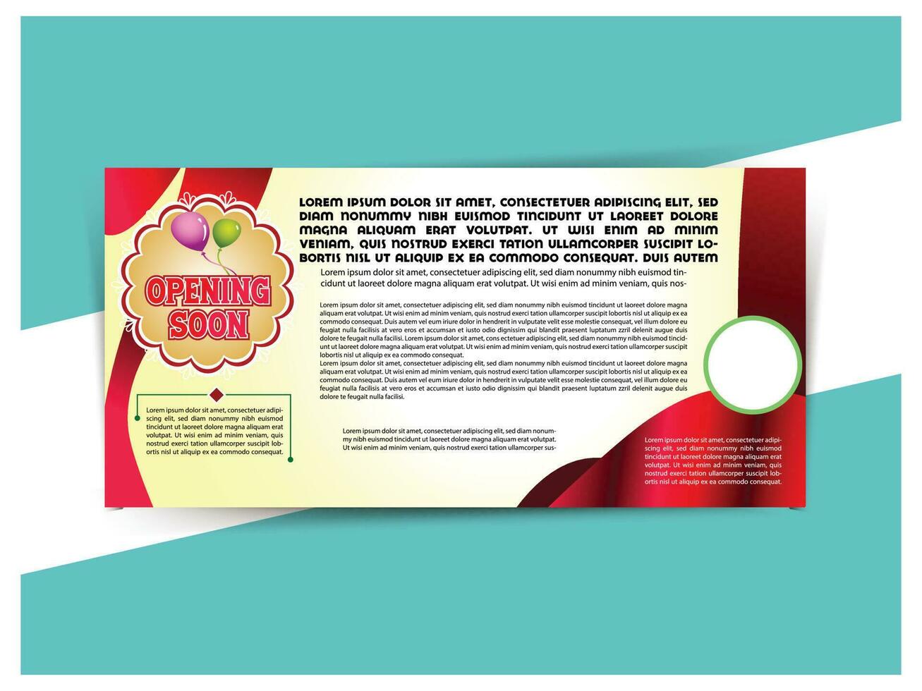 plantilla de diseño de banner corporativo vector