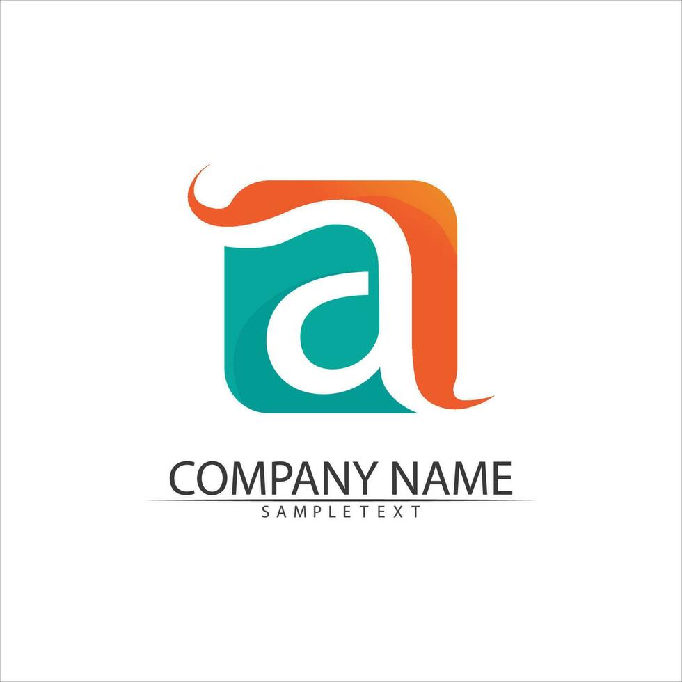 A Letter Logo Template vector
