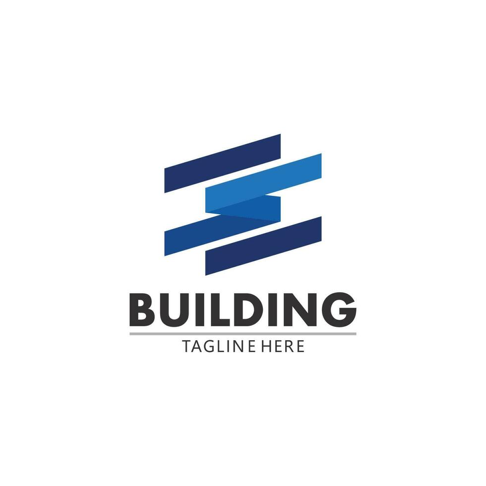 Real estate and home buildings vector logo icons template