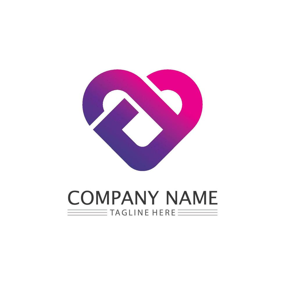 Beauty Love Vector illustration design