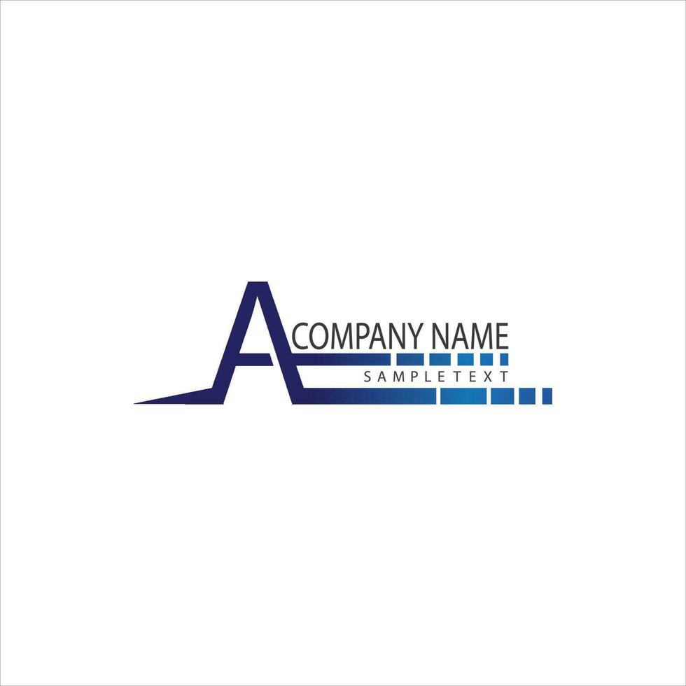 A Letter Logo Template vector
