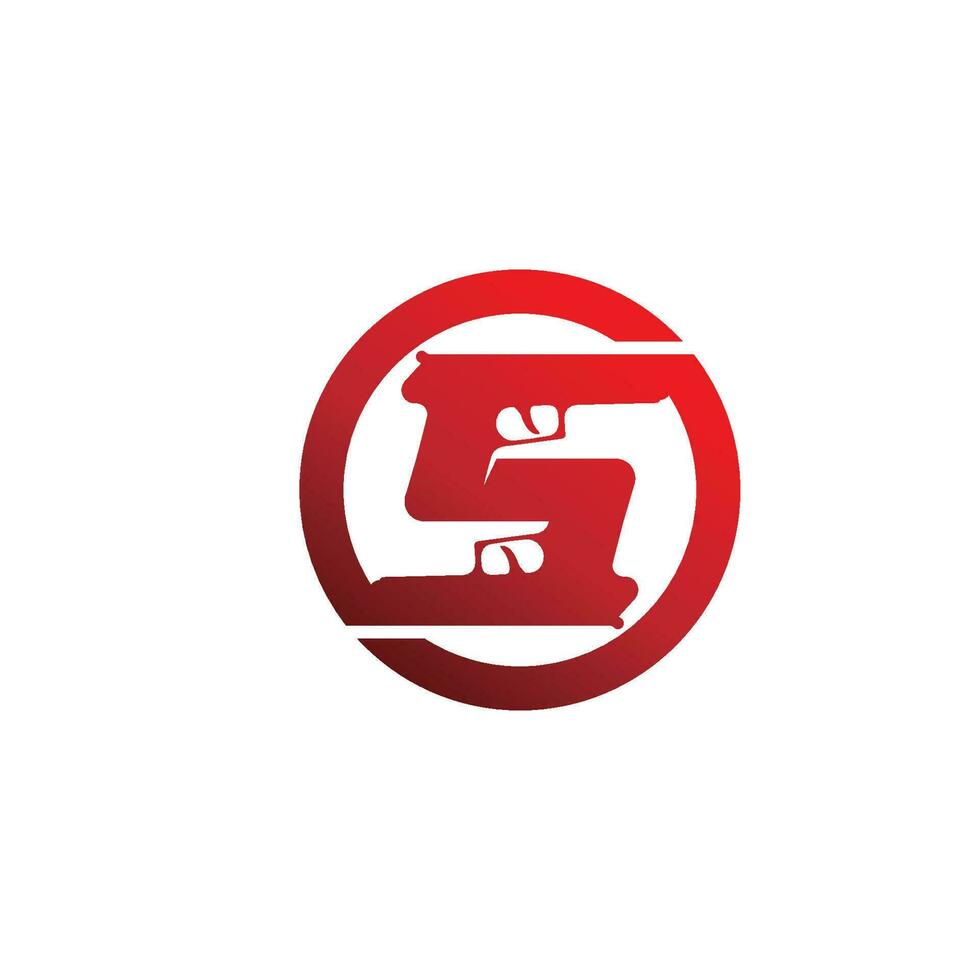 Gun logo and Army soldier sniper shot vector Design Illustration military shot revolver