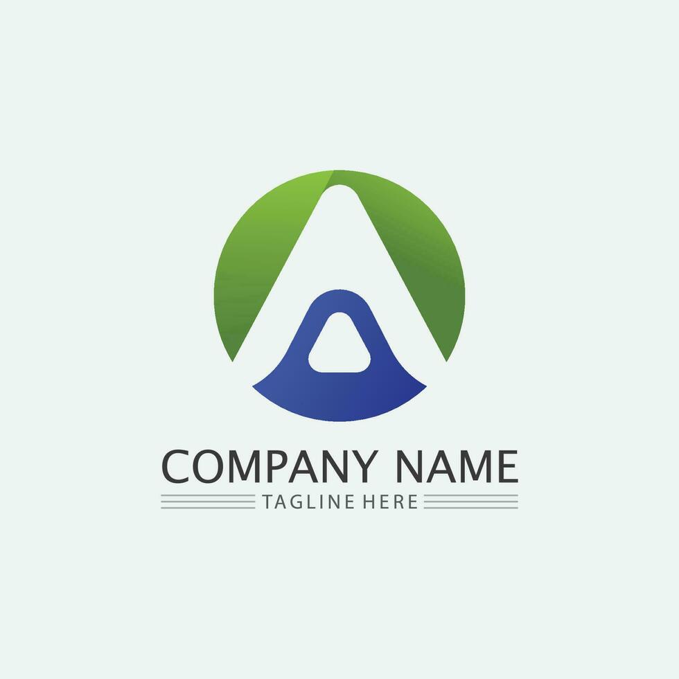 A Letter Logo Template vector