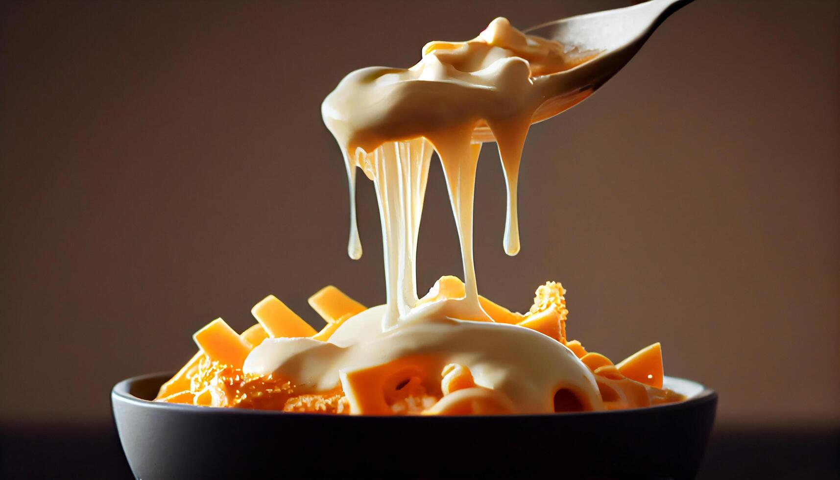 Fresh yellow dessert on wood with icing decoration generated by AI photo