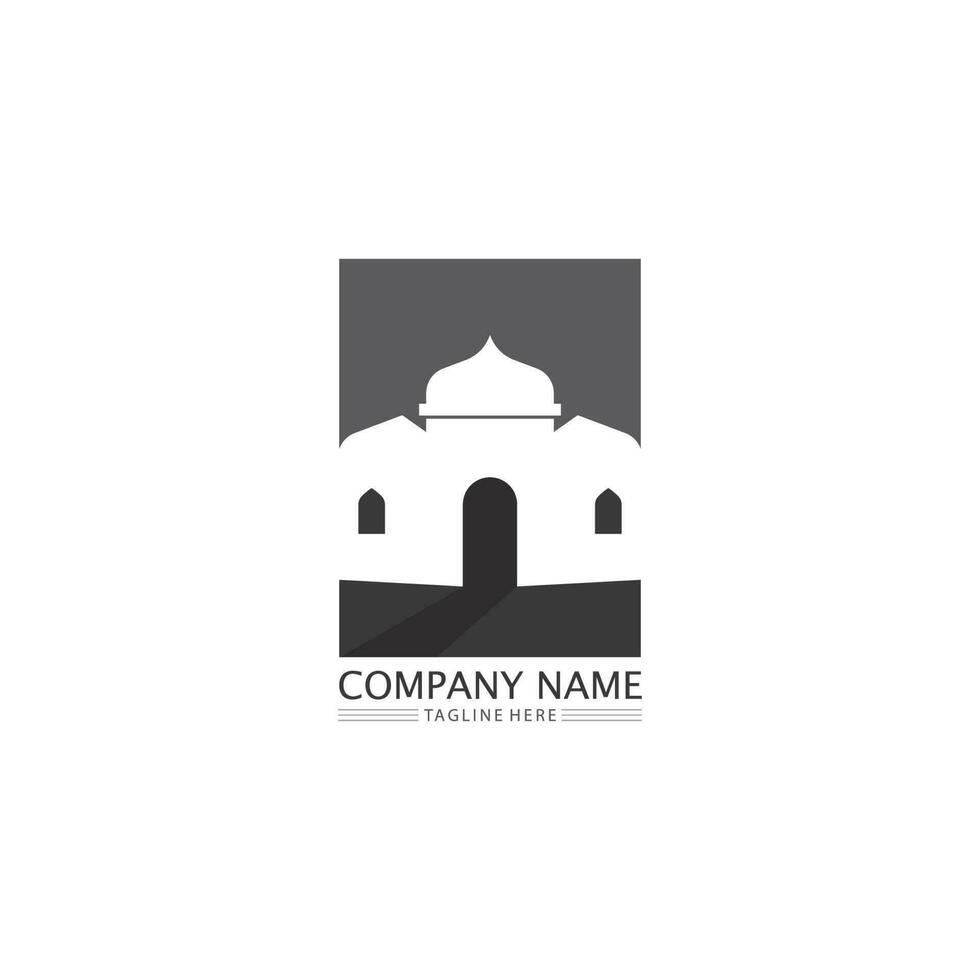 Real estate and home buildings vector logo icons template