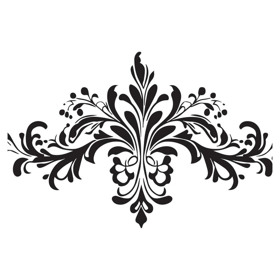 Floral Vector Flower Line art, Flower vector Silhouette 24741270 Vector