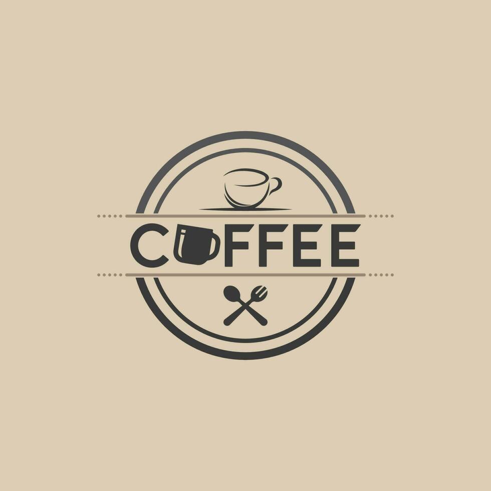 Coffee cup Logo Template vector