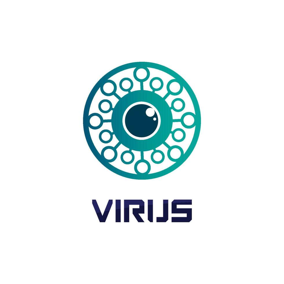 virus corona virus vector and mask design logo viral vector and design icon symbol