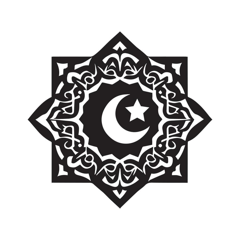 Islamic Vector Ornament Vector Illustration, Islamic silhouette