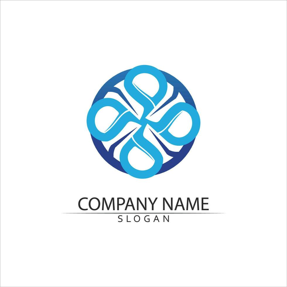 Water drop Logo Template vector