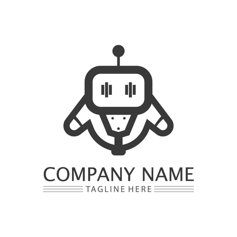 Robot icon vector