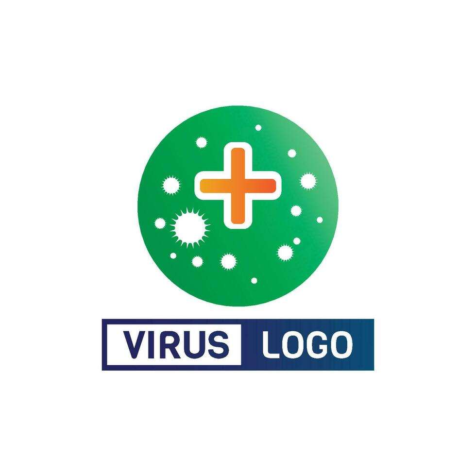 virus corona virus vector and mask design logo viral vector and design icon symbol