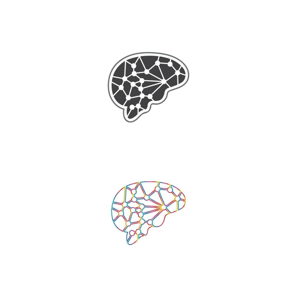 ilustración de vector de cerebro de salud