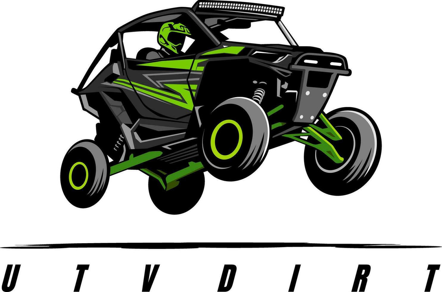 utv offroading vector de diseño de logotipo de club social