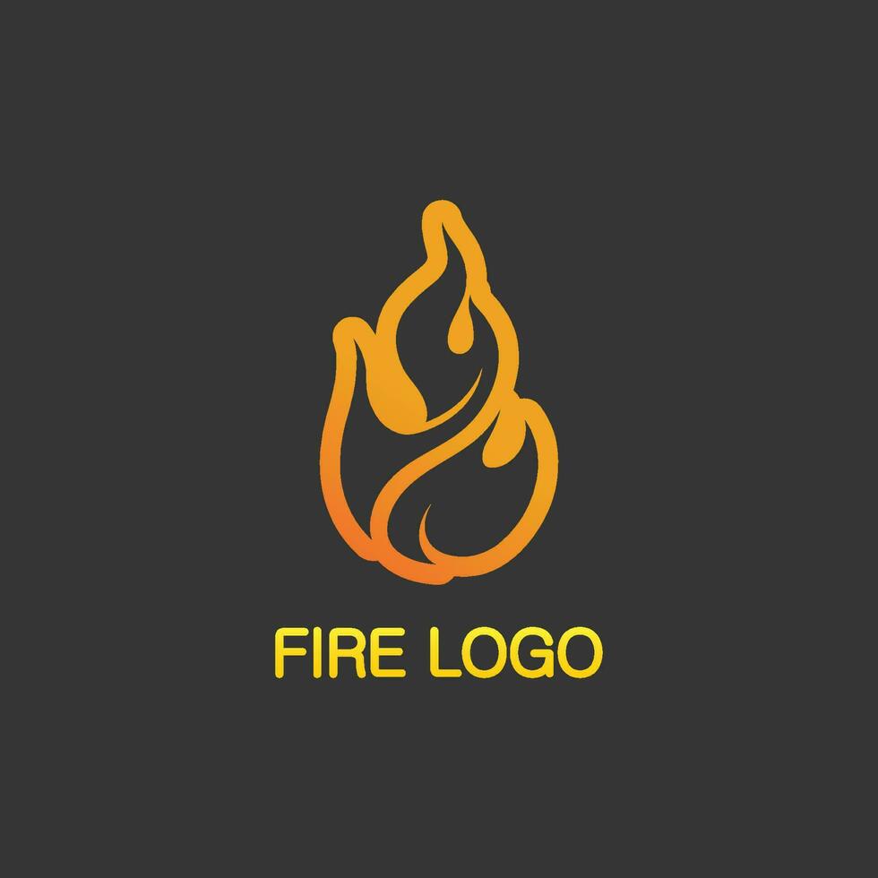 fuego logo e icono, elemento llameante caliente vector llama ilustración diseño energía, cálido, advertencia, signo de cocina, logo, icono, luz, potencia calor