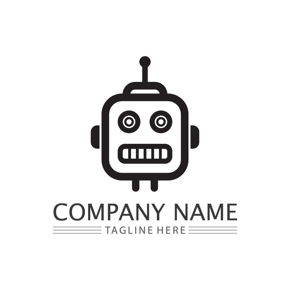 Robot icon vector