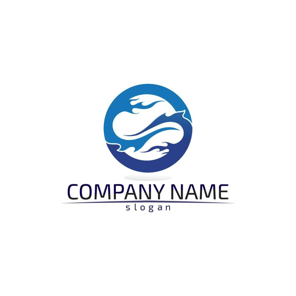 infinity logo and symbol template icons app vector