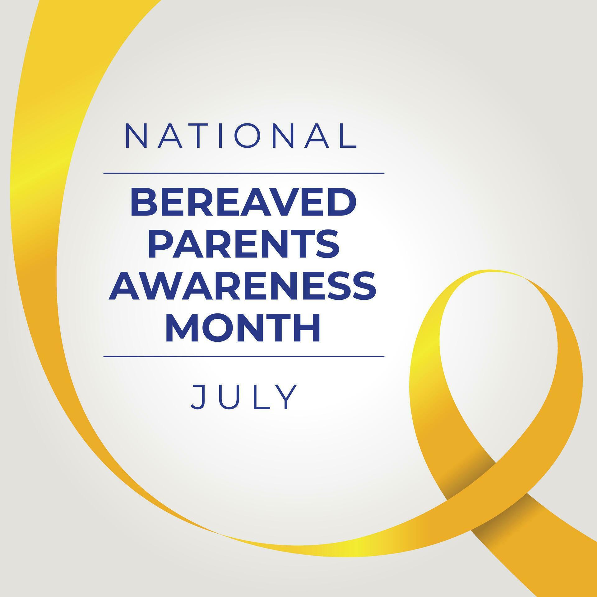 bereaved parents awareness month design template. bereaved parents