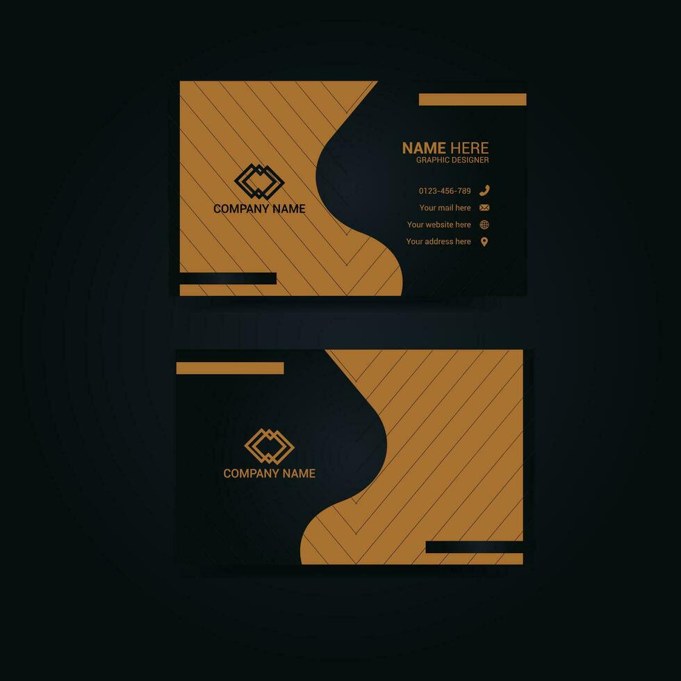 creative business card template design vector
