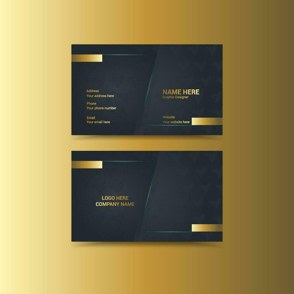 creative business card template design vector