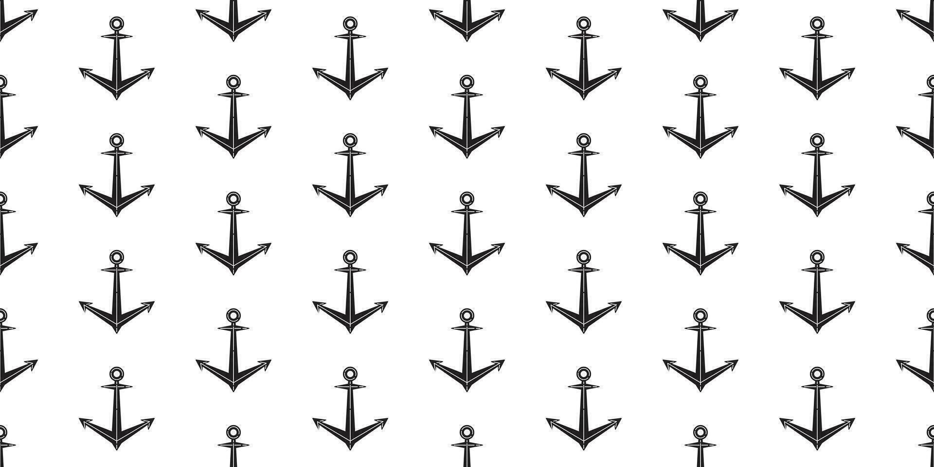 Anchor seamless pattern boat vector helm pirate sword Nautical scarf isolated maritime ocean sea tile background repeat wallpaper