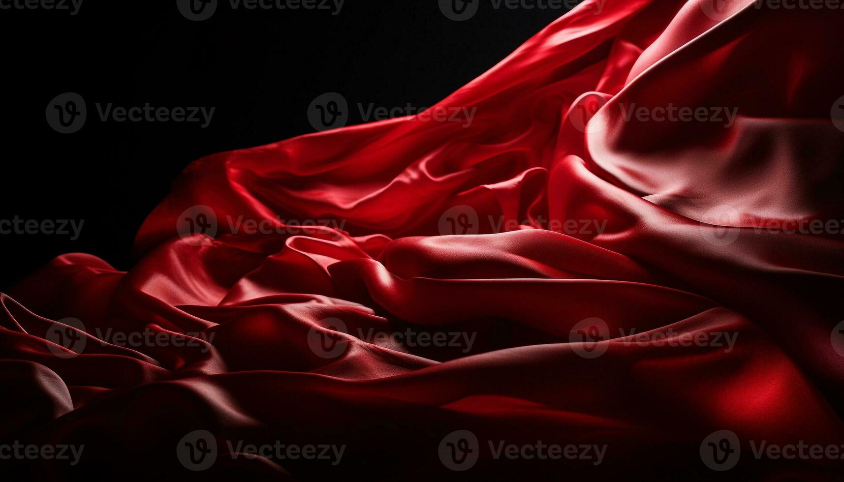 Silk curtain flowing, rippled wave pattern elegance generated by AI photo