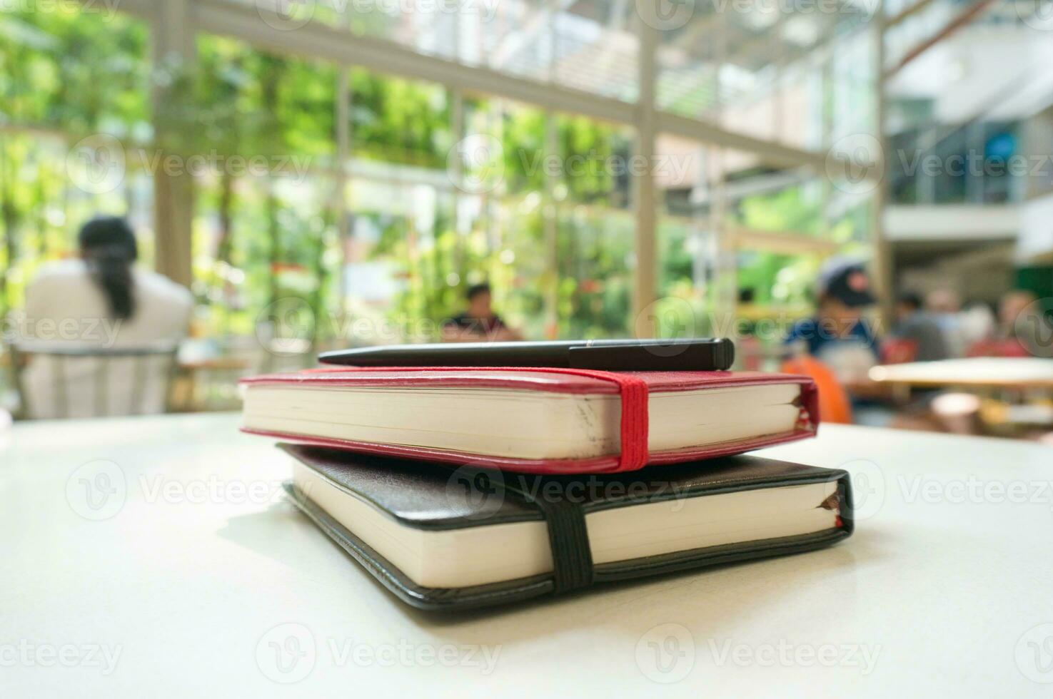 Book in library education learning concept photo