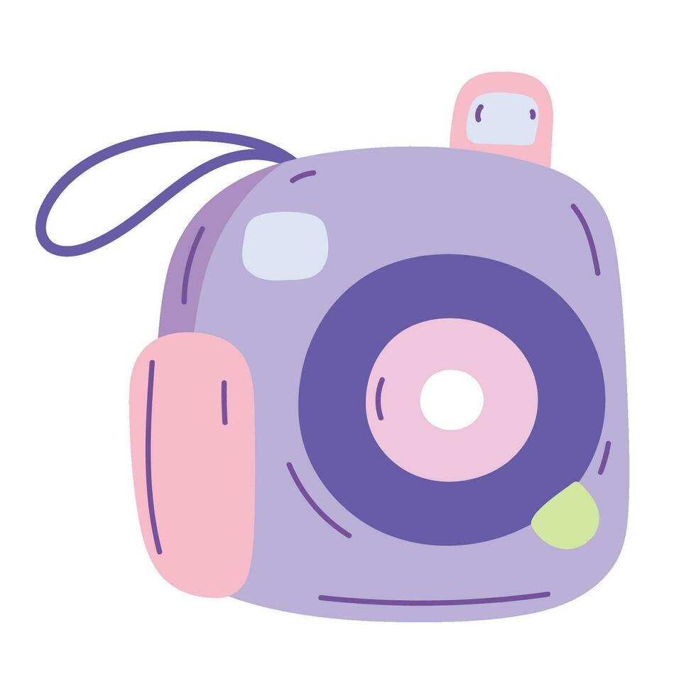 digital camera icon isolated design vector