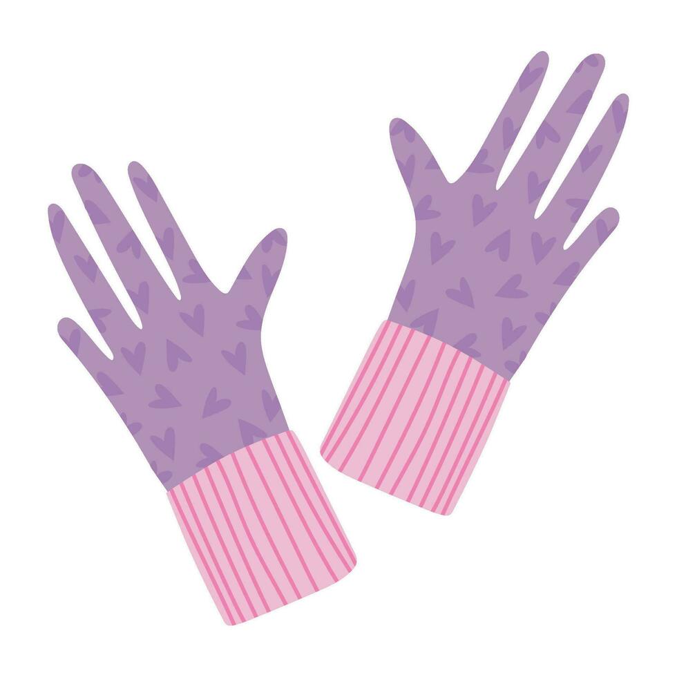 gardening gloves icon isolated design vector