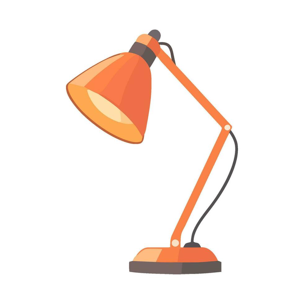 Bright modern lamp icon isolated vector