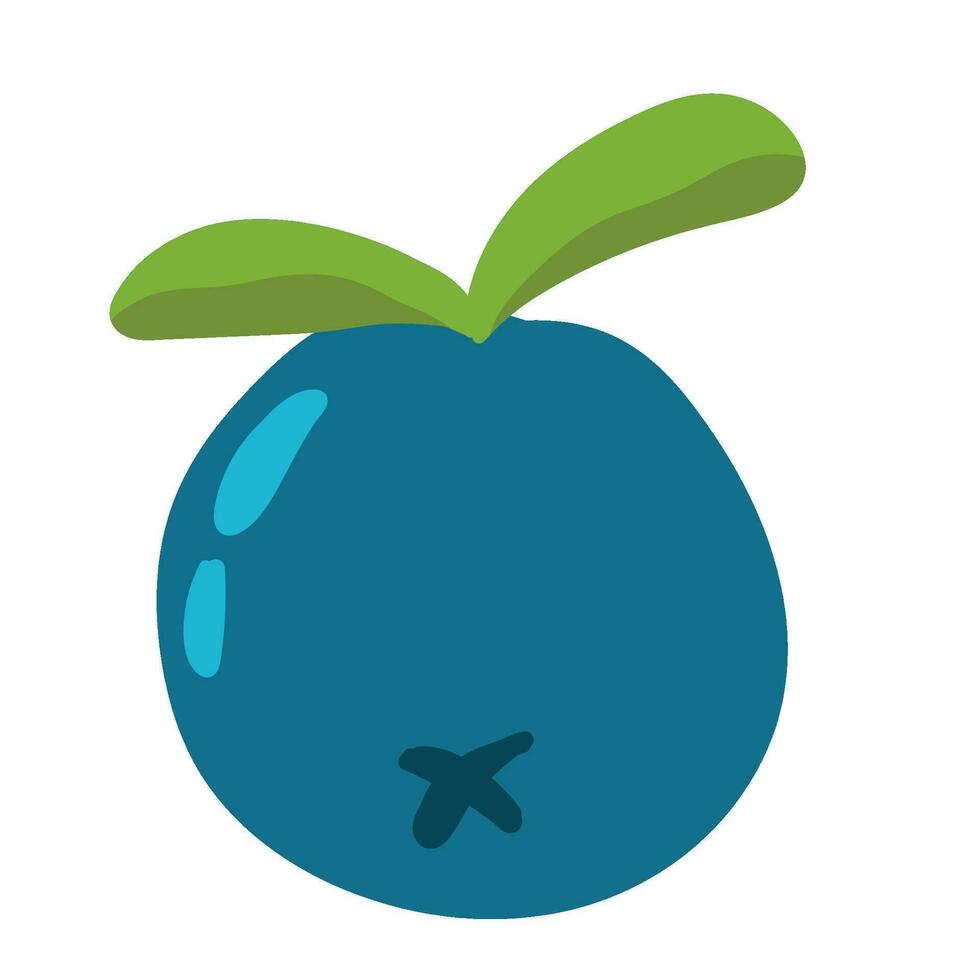 blueberry fruit isolated icon design vector