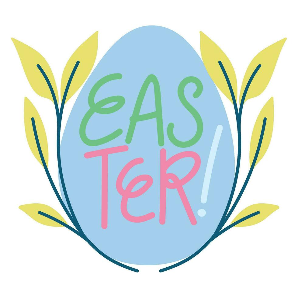 easter egg decoration isolated icon vector