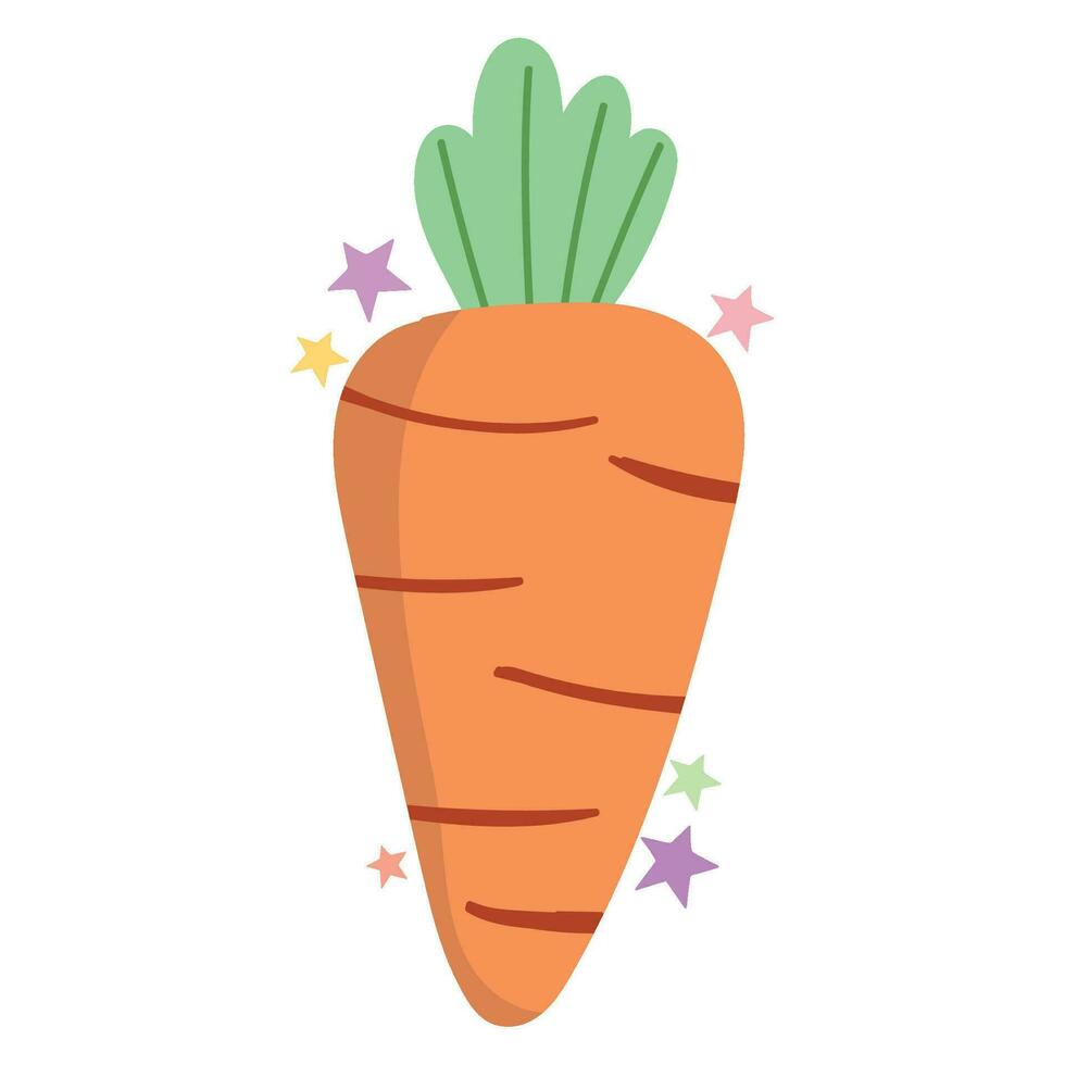 carrot vegetable isolated icon design vector