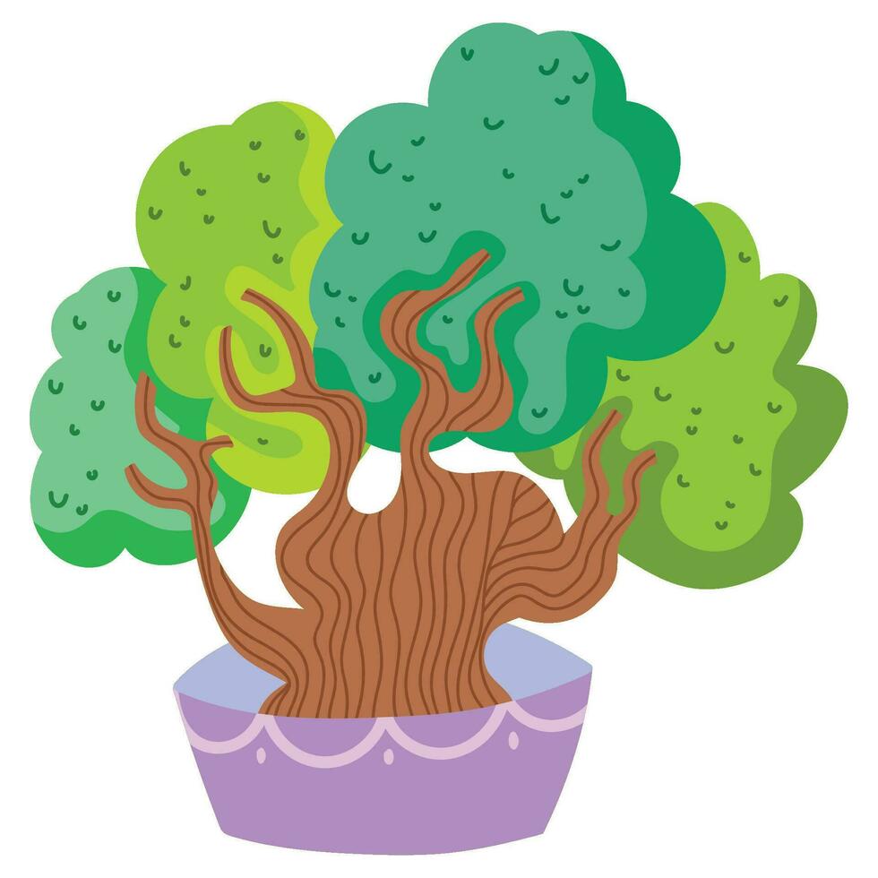 japanese bonsai icon isolated design vector