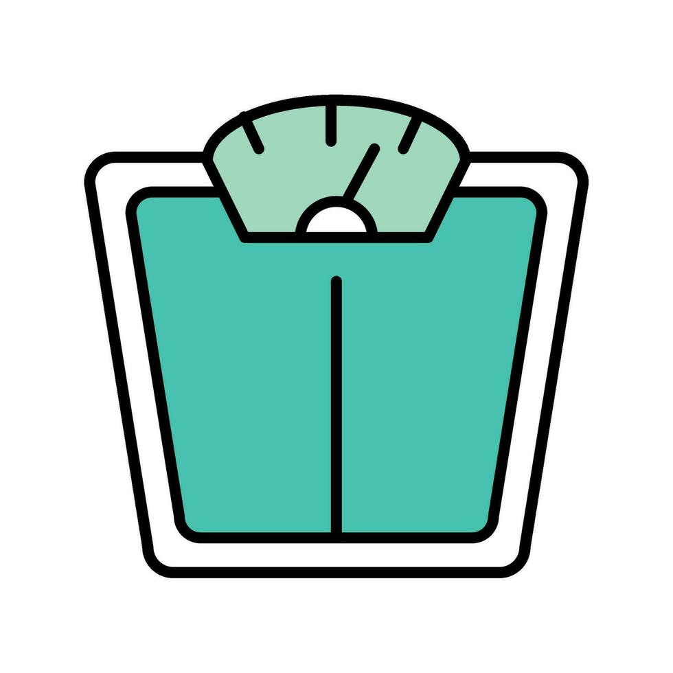bathroom scale icon on white background vector