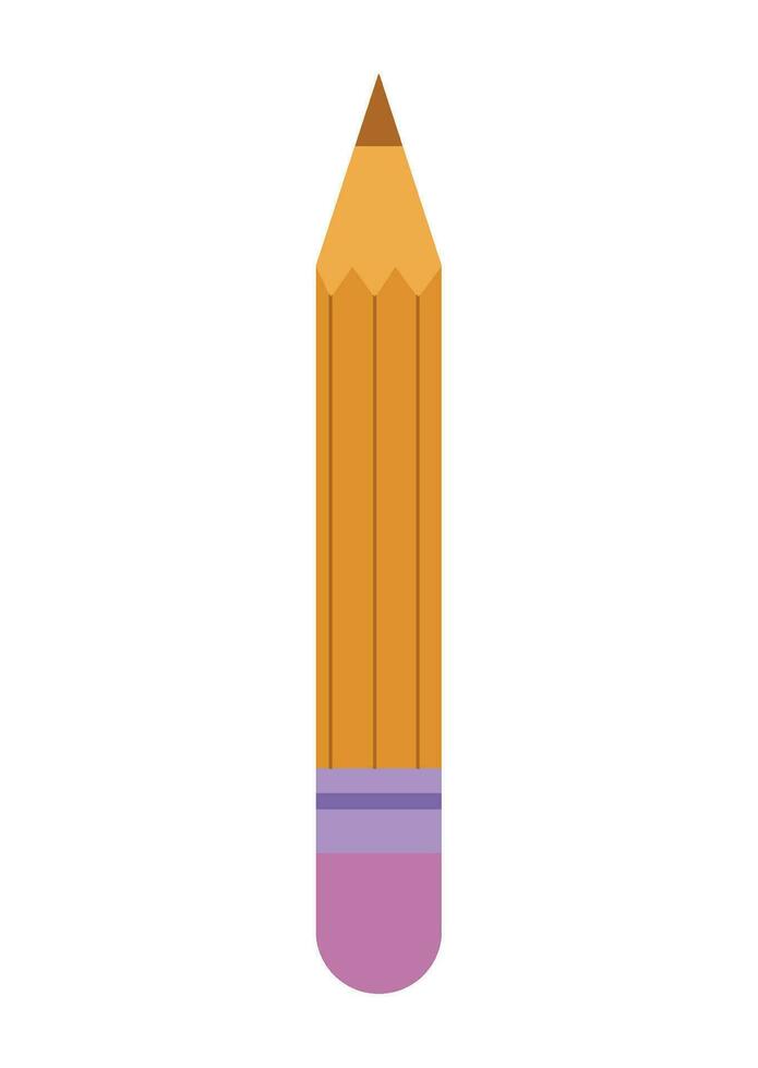 Sharp pencil sketches success on blank paper icon isolated vector
