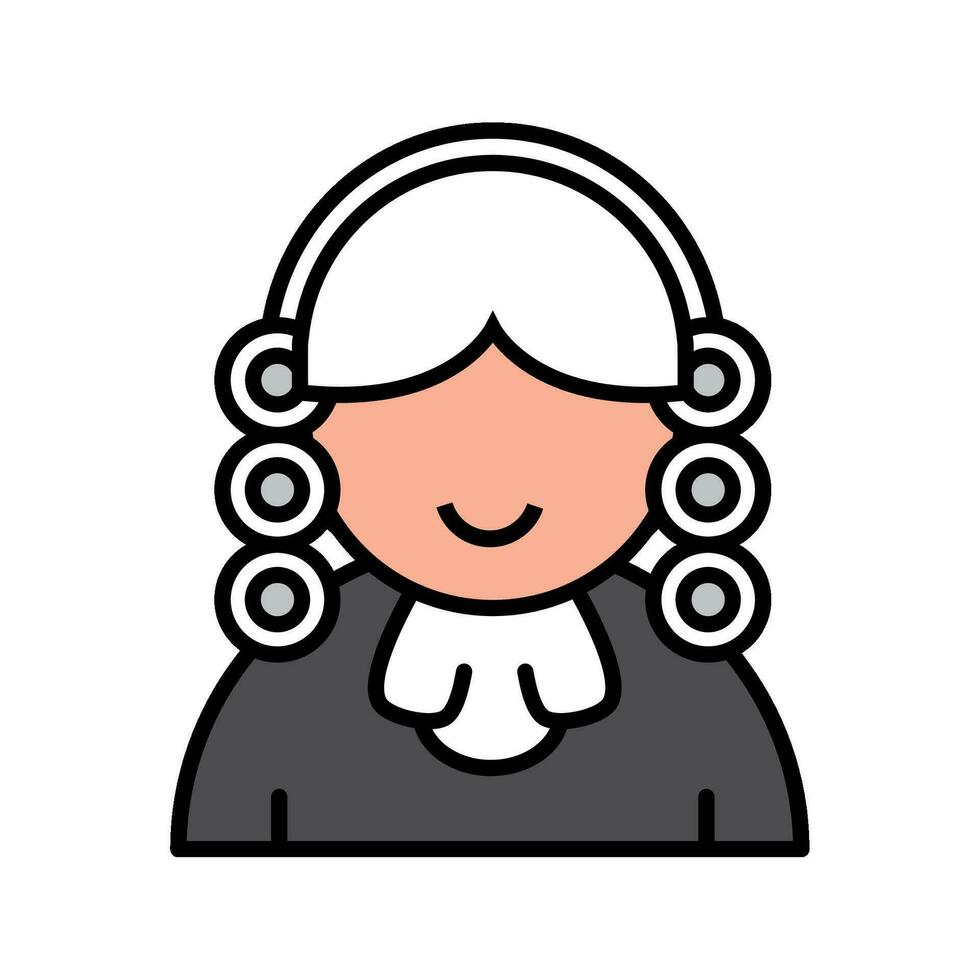 judge legal service icon isolated vector