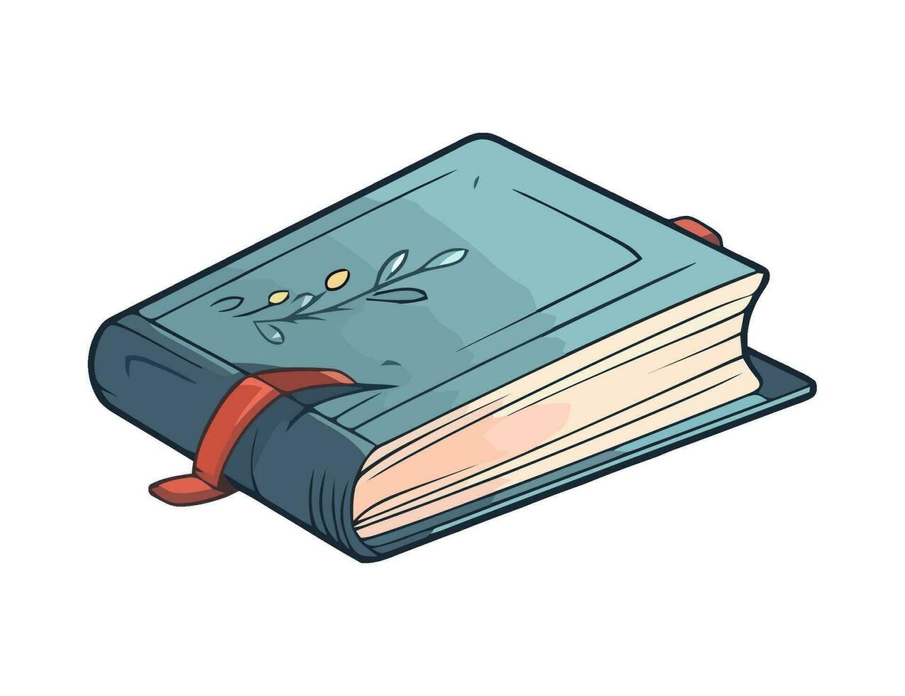 Learning history through reading old textbook icon isolated vector