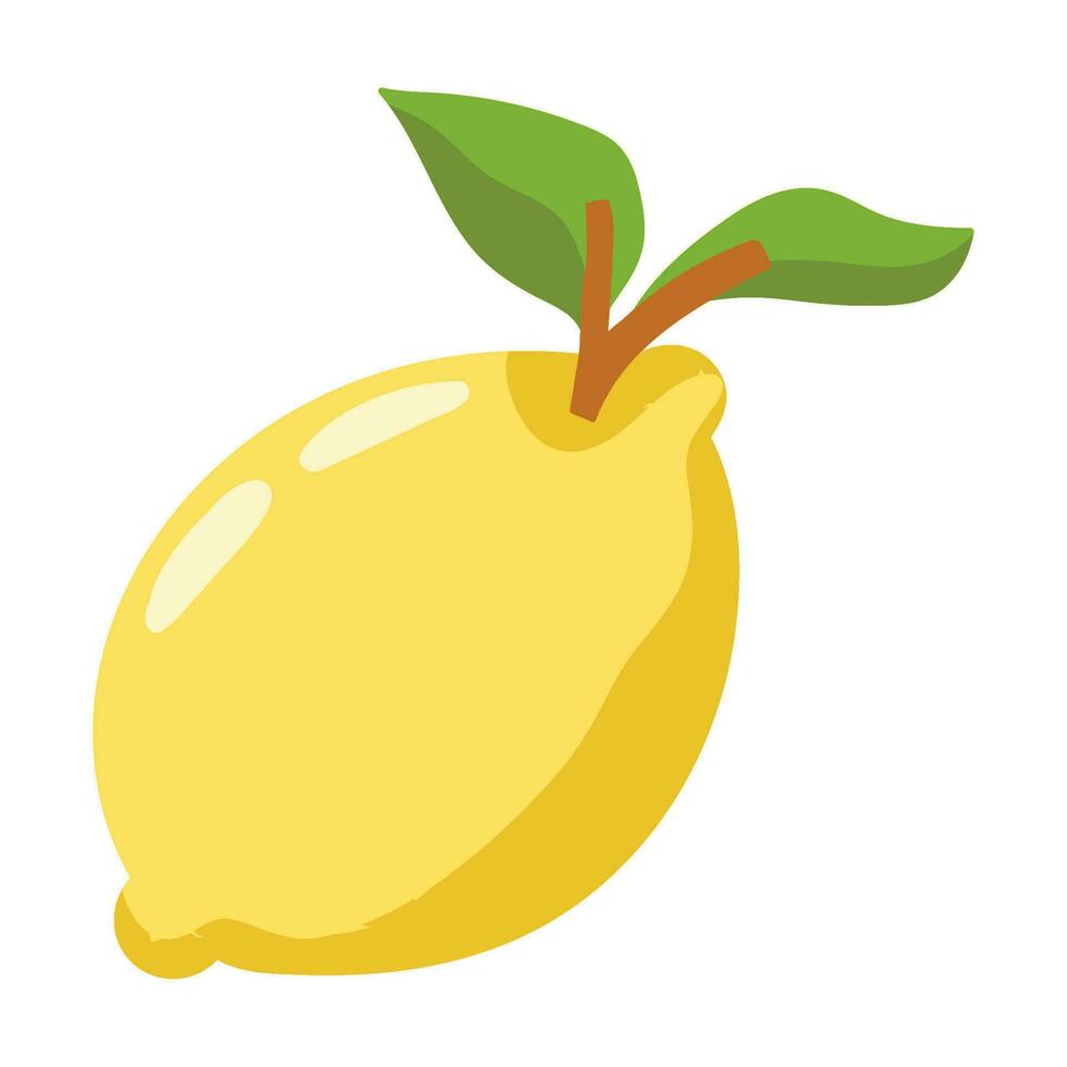 limón Fruta aislado icono diseño vector
