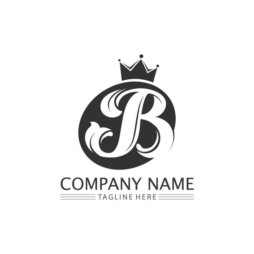 Letter b logo design with modern concept. Icon letter b vector illustration template