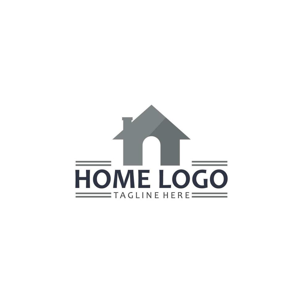 Real estate and home buildings vector logo icons template