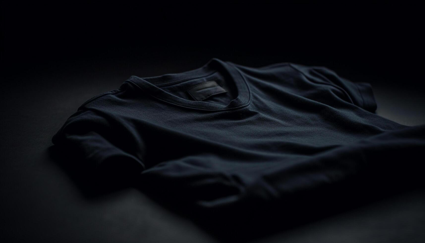 Soft wool shirt, perfect for winter, in monochrome elegance generated by AI photo