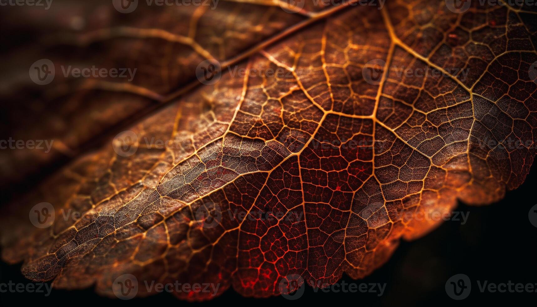 Autumn fiery glow ignites vibrant colors in nature forest beauty generated by AI photo