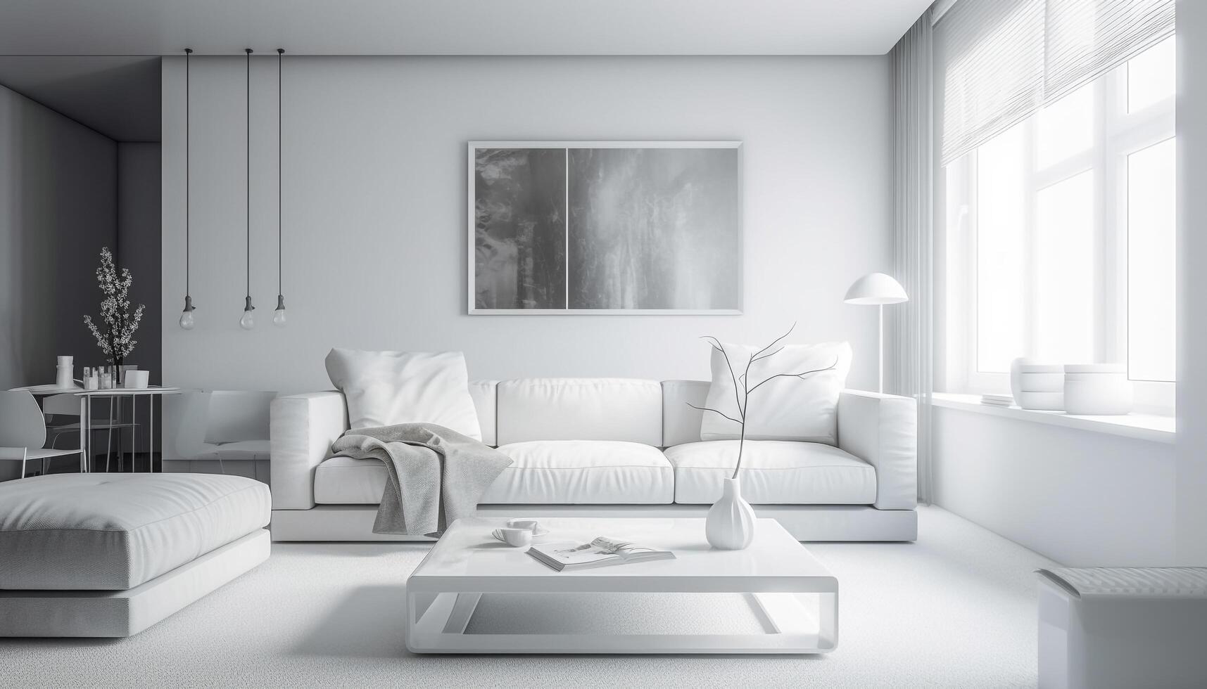 All White Living Room Stock Photos, Images and Backgrounds for Free ...