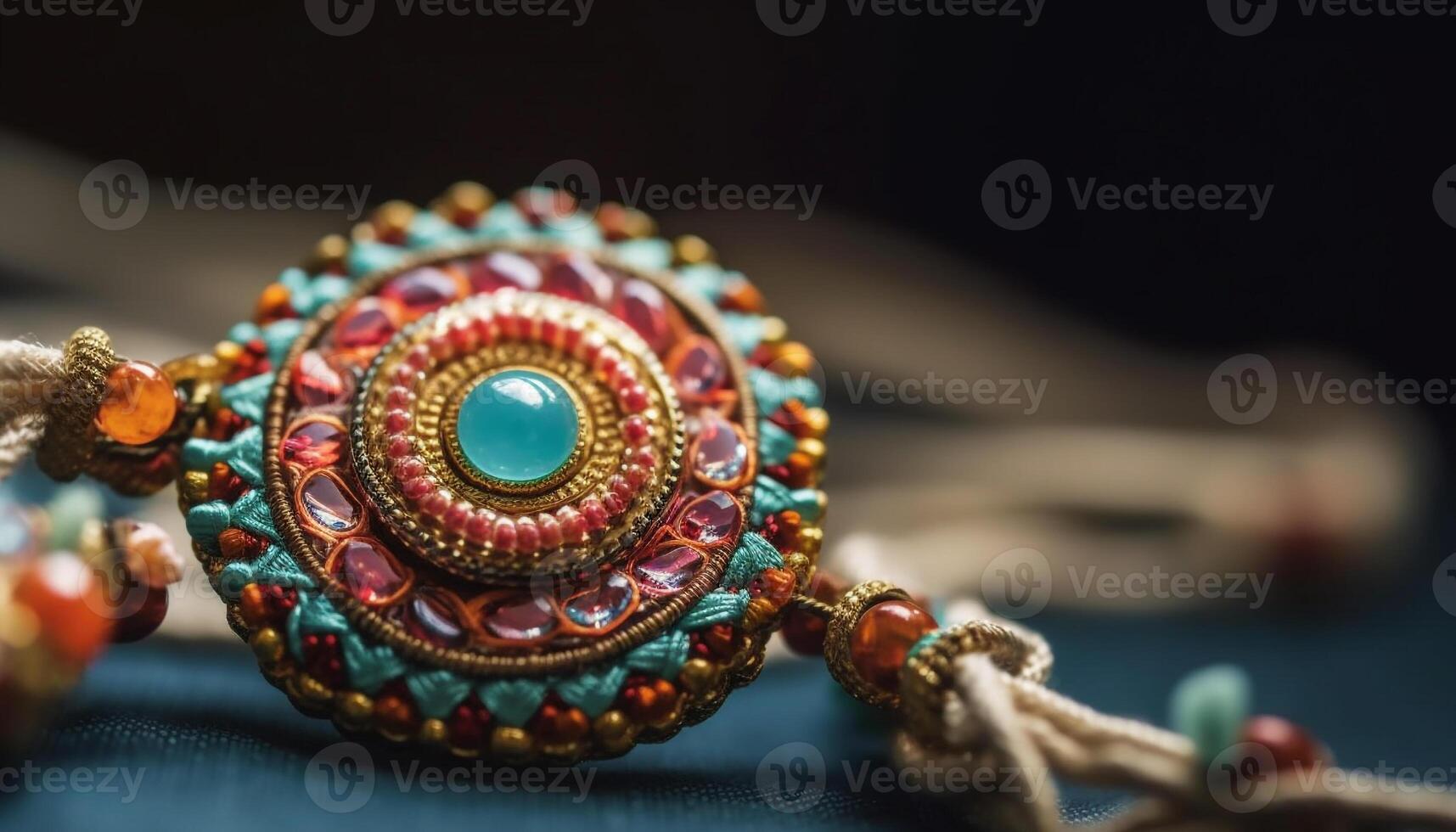 Indigenous cultures' ornate jewelry collection showcases elegance and wealth generated by AI photo