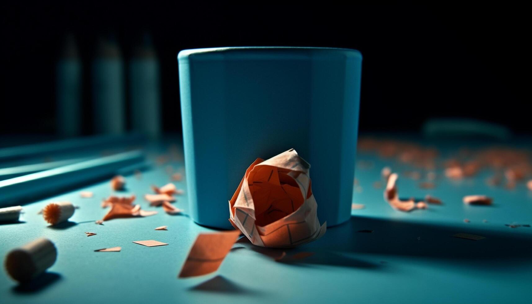The narcotic addiction crushed his business, danger of failure loomed generated by AI photo