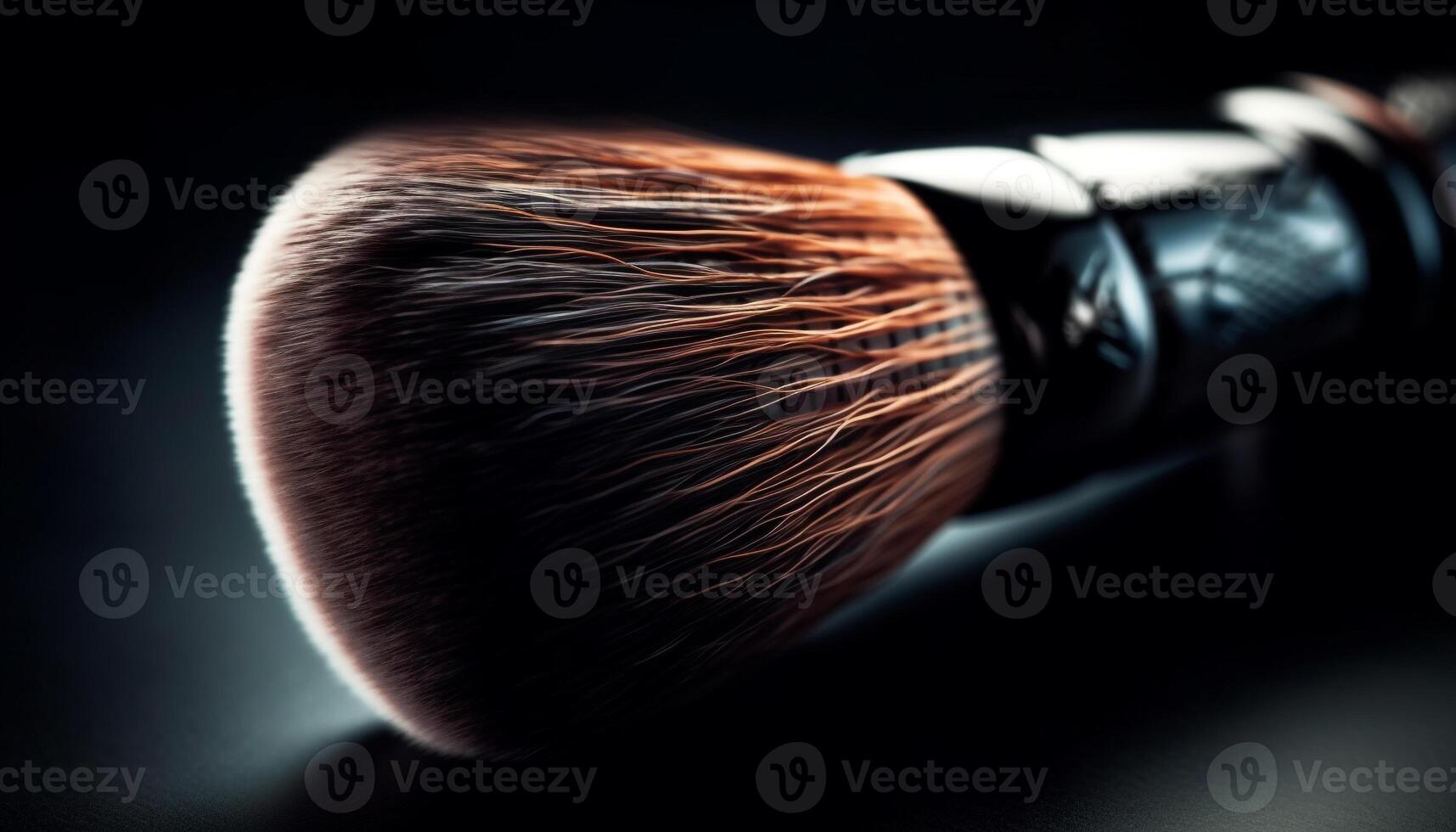profesional hacer arriba artista aplica multi de colores sombra para atractivo Mira generado por ai foto