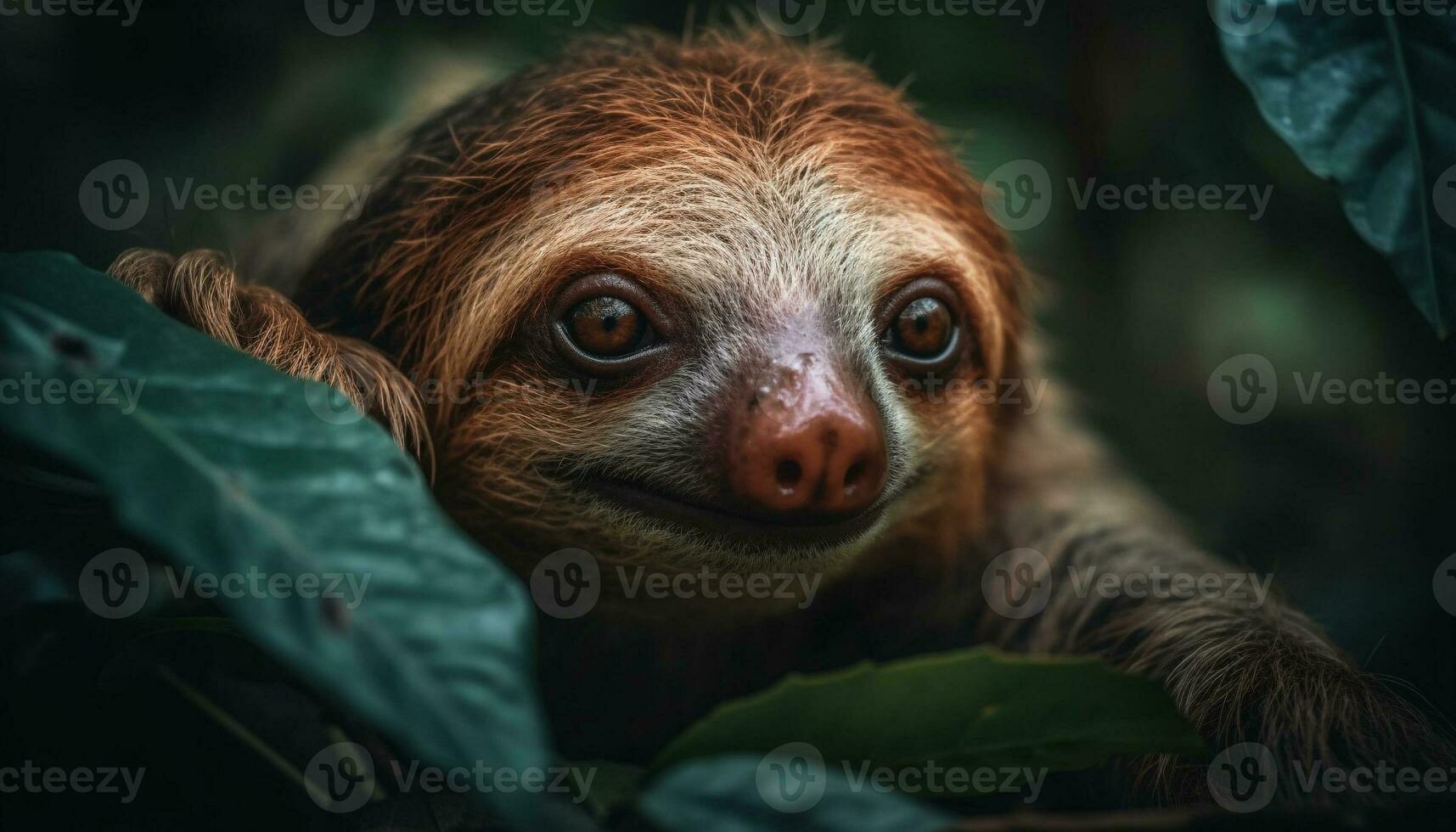 en peligro de extinción lémur compañeros mediante bosque, un retrato de naturaleza belleza generado por ai foto